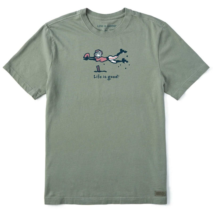 Life Is Good Jake Football Play Crusher Tee – Men's