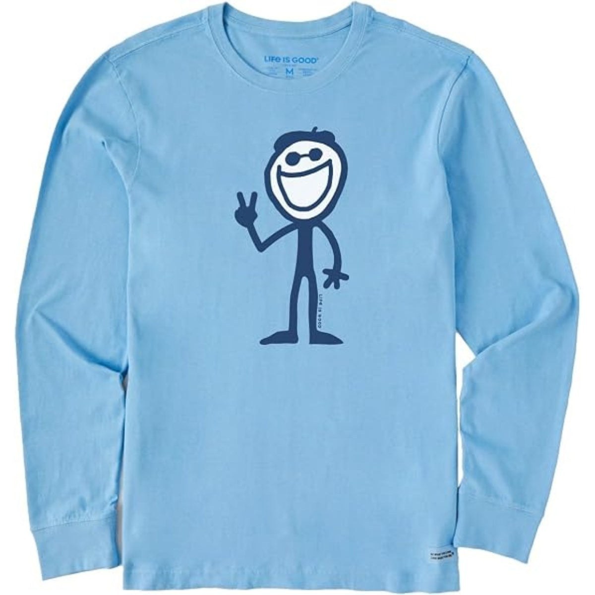 Life Is Good Jake Peace Long Sleeve Crusher Tee – Men's