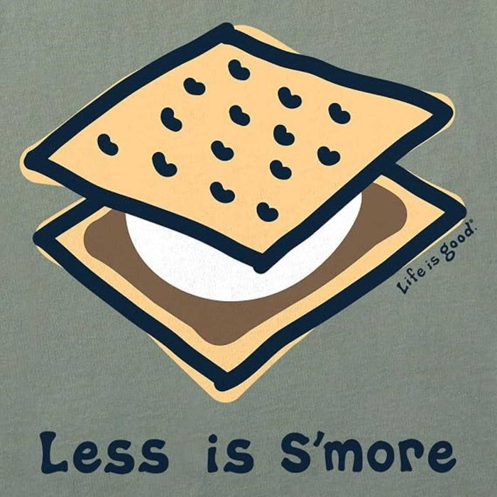 Life Is Good Less Is Smore Long Sleeve Crusher Vee – Women's