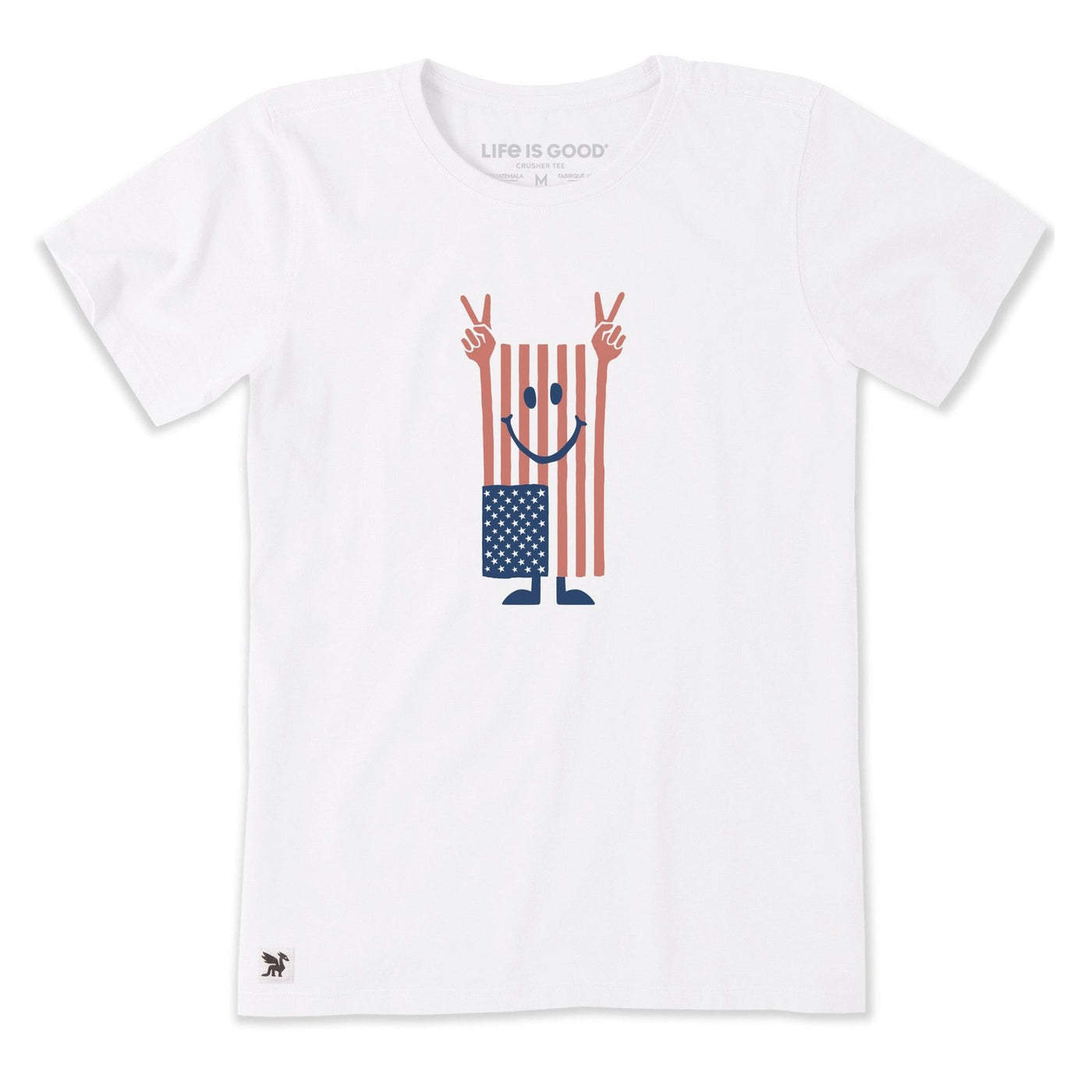 Life Is Good Liberty And Laughs Crusher-Lite Tee – Women's