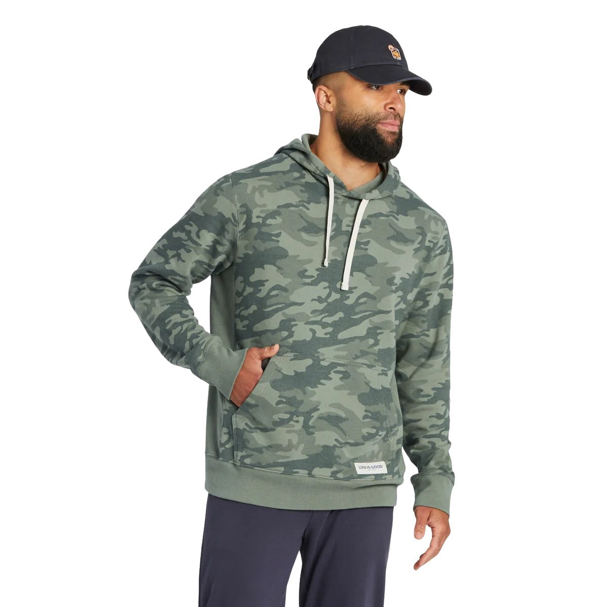 Life Is Good LIG Retro Athletic Fleece Hoodie – Men's