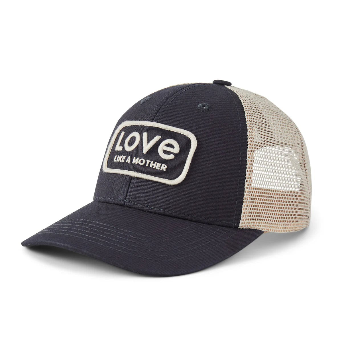 Life Is Good Love Like A Mother Patch Trucker Hat