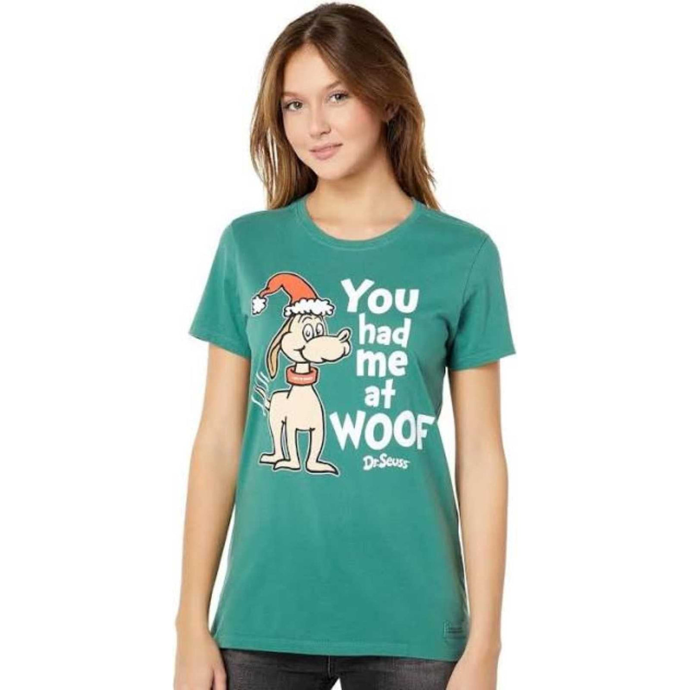 Life Is Good Max You Had Me At Woof Crusher Tee – Women's