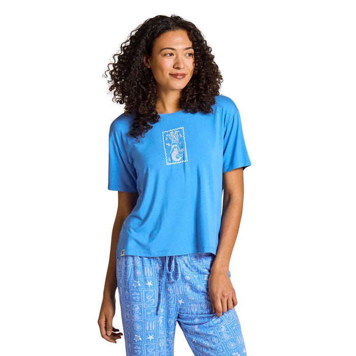 Life Is Good Mermaid Block Print Lightweight Top – Women's
