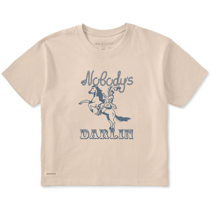 Life Is Good Nobody's Darlin Cowgirl Crusher Tee – Women's