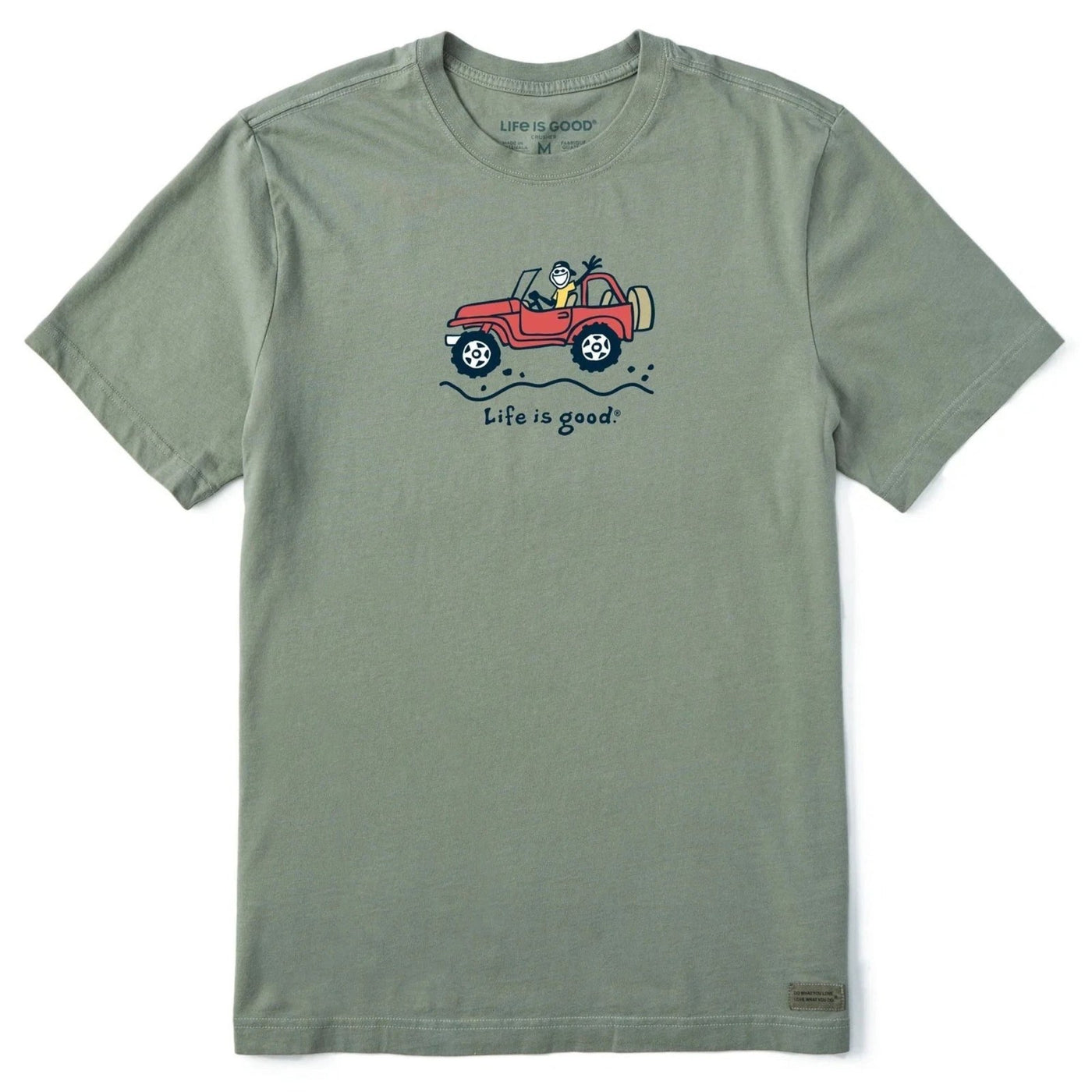 Life Is Good Off-Road Jake Crusher Tee – Men's