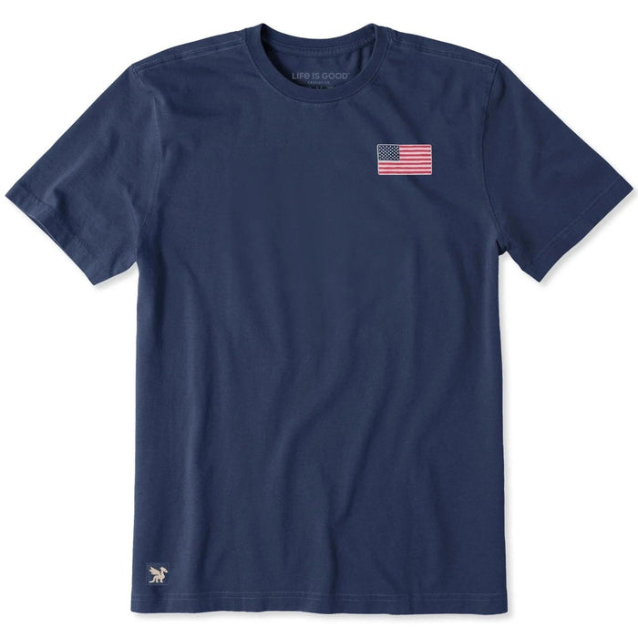 Life Is Good Old Glory Crusher Tee – Men's