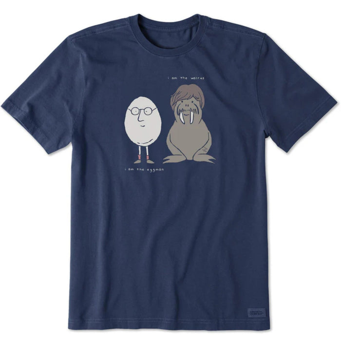 Life Is Good Quirky I Am The Eggman Crusher-LITE Tee – Men's