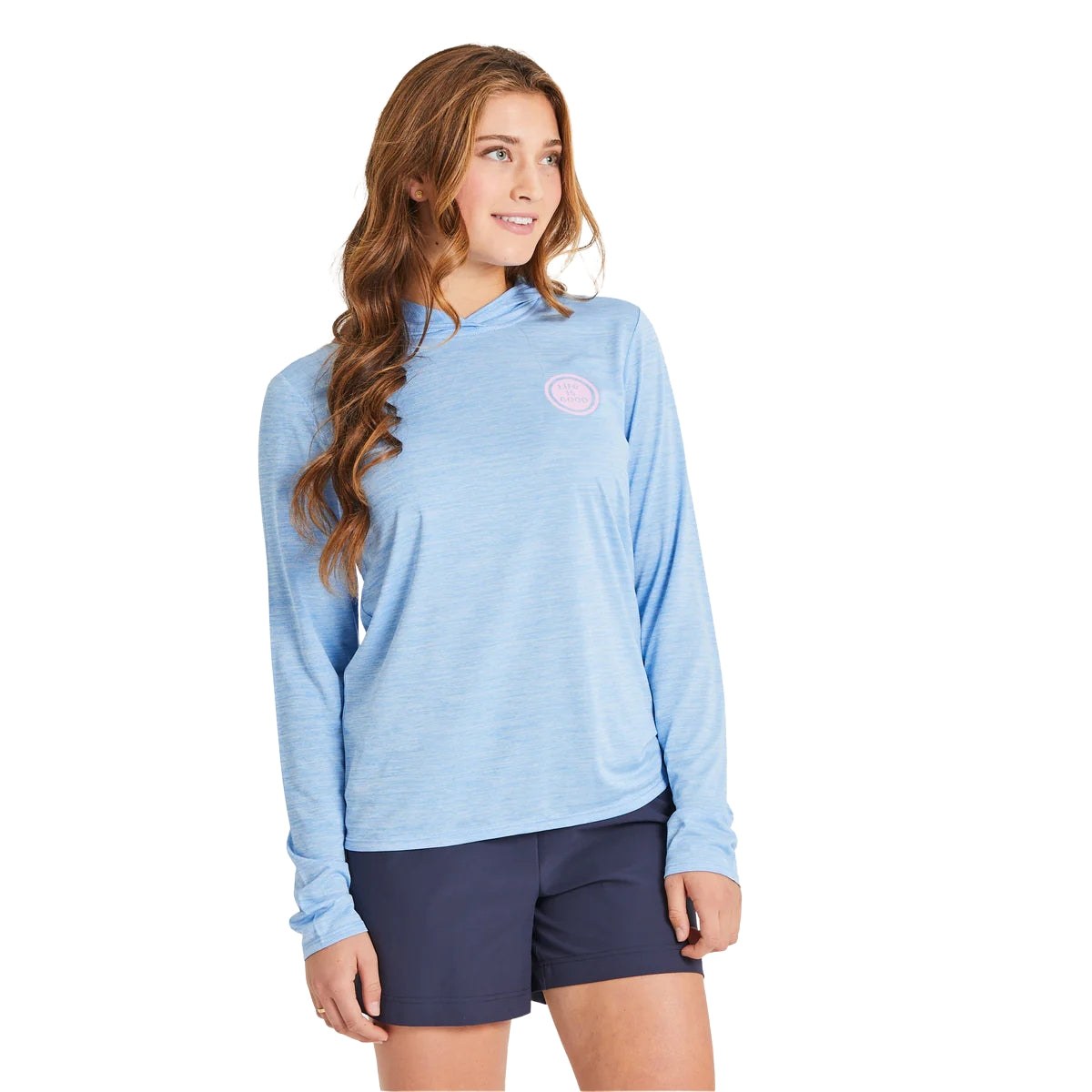 Life Is Good Radiating Sun Sun Crusher Hoodie – Women's