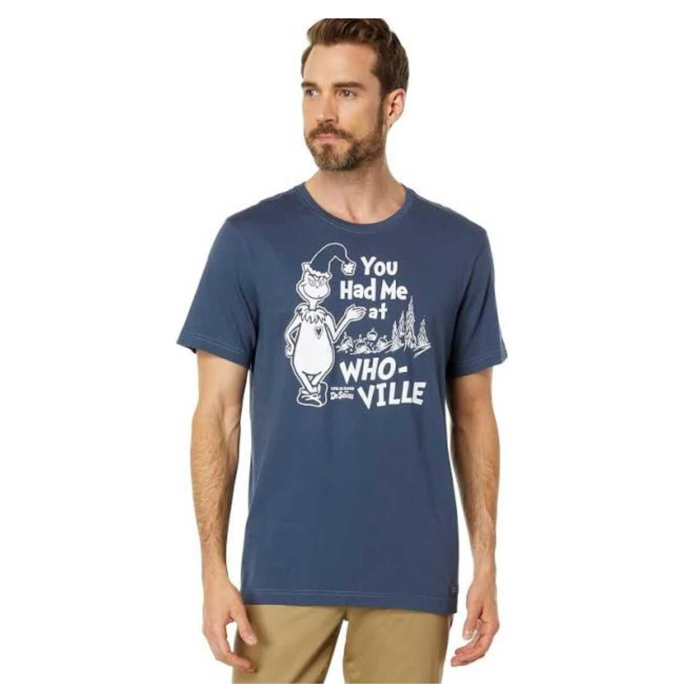 Life Is Good Retro Grinch Had Me At Who-Ville Crusher Tee – Men's