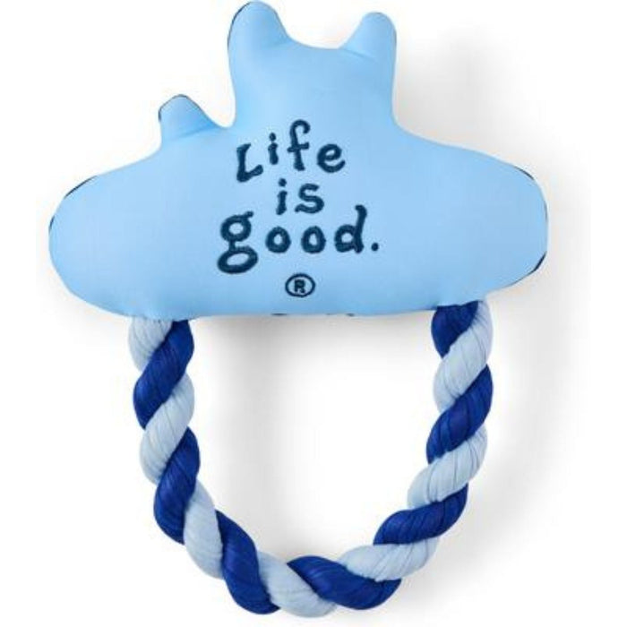 Life Is Good Rocket Good Buoy Oxford And Rope Dog Toy