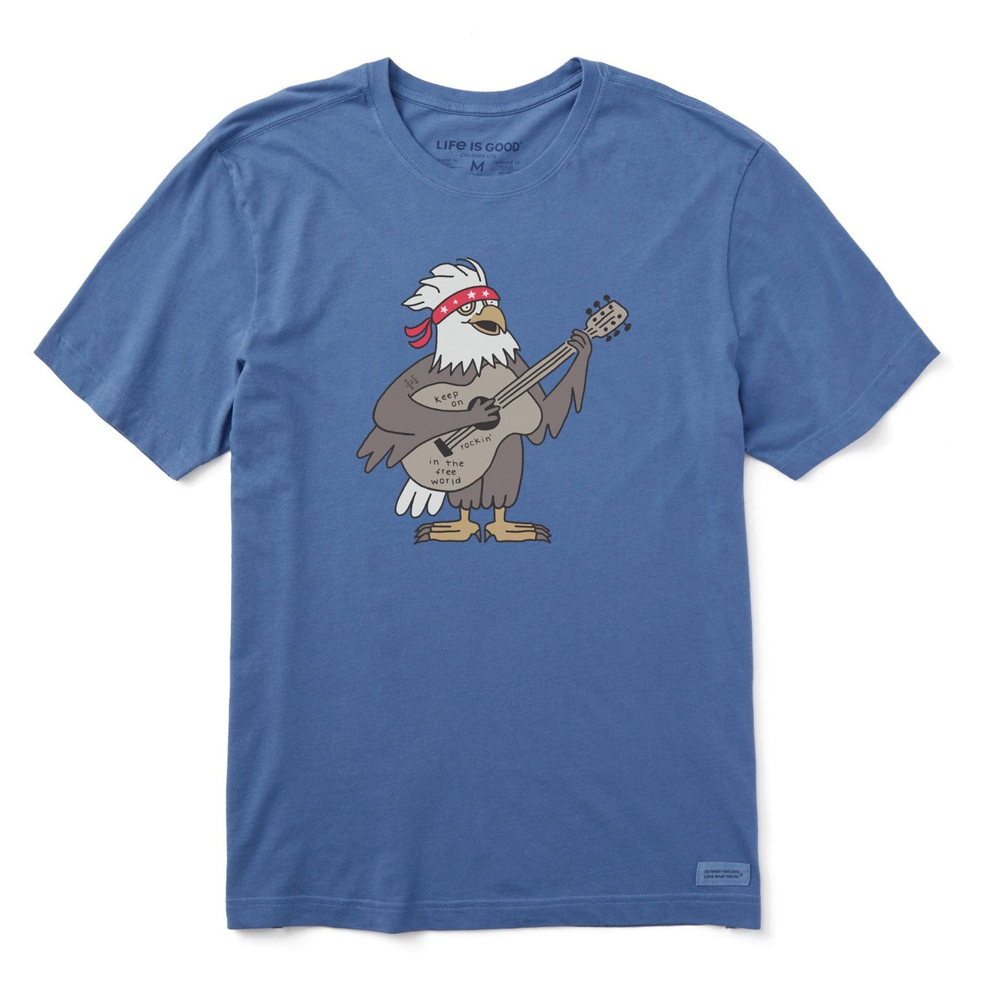 Life Is Good Rockin Eagle Crusher Tee – Men's