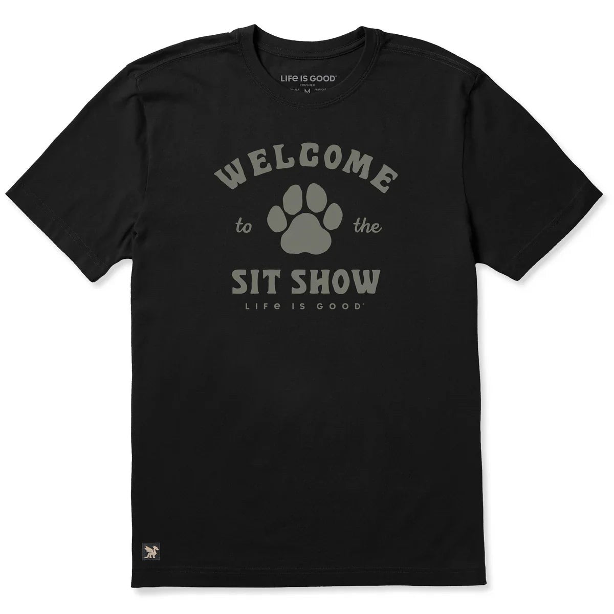 Life Is Good Sit Show Paw Crusher Tee – Men's