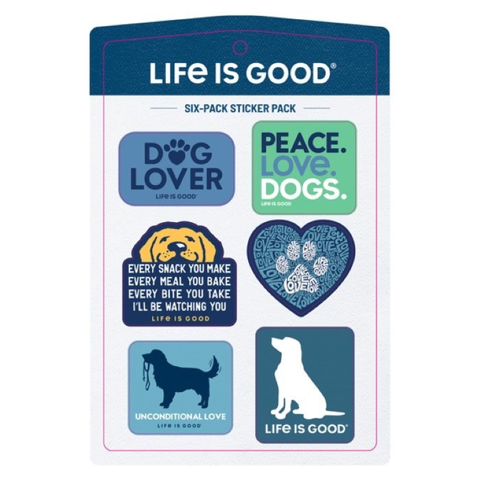 Life Is Good Six-Pack Sticker Pack
