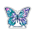 Tie Dye Butterfly - Cloud White