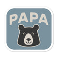 "Papa Bear-Head"-Slate Blue