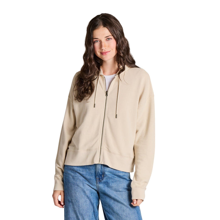 Life Is Good Solid French Terry Boxy Full Zip Hoodie – Women's