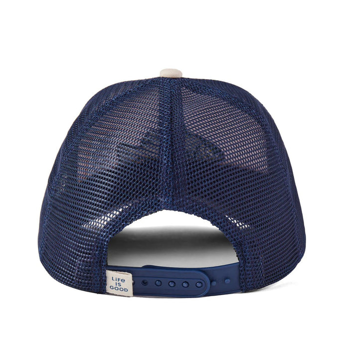 Life Is Good Striped Bass Trucker Hat