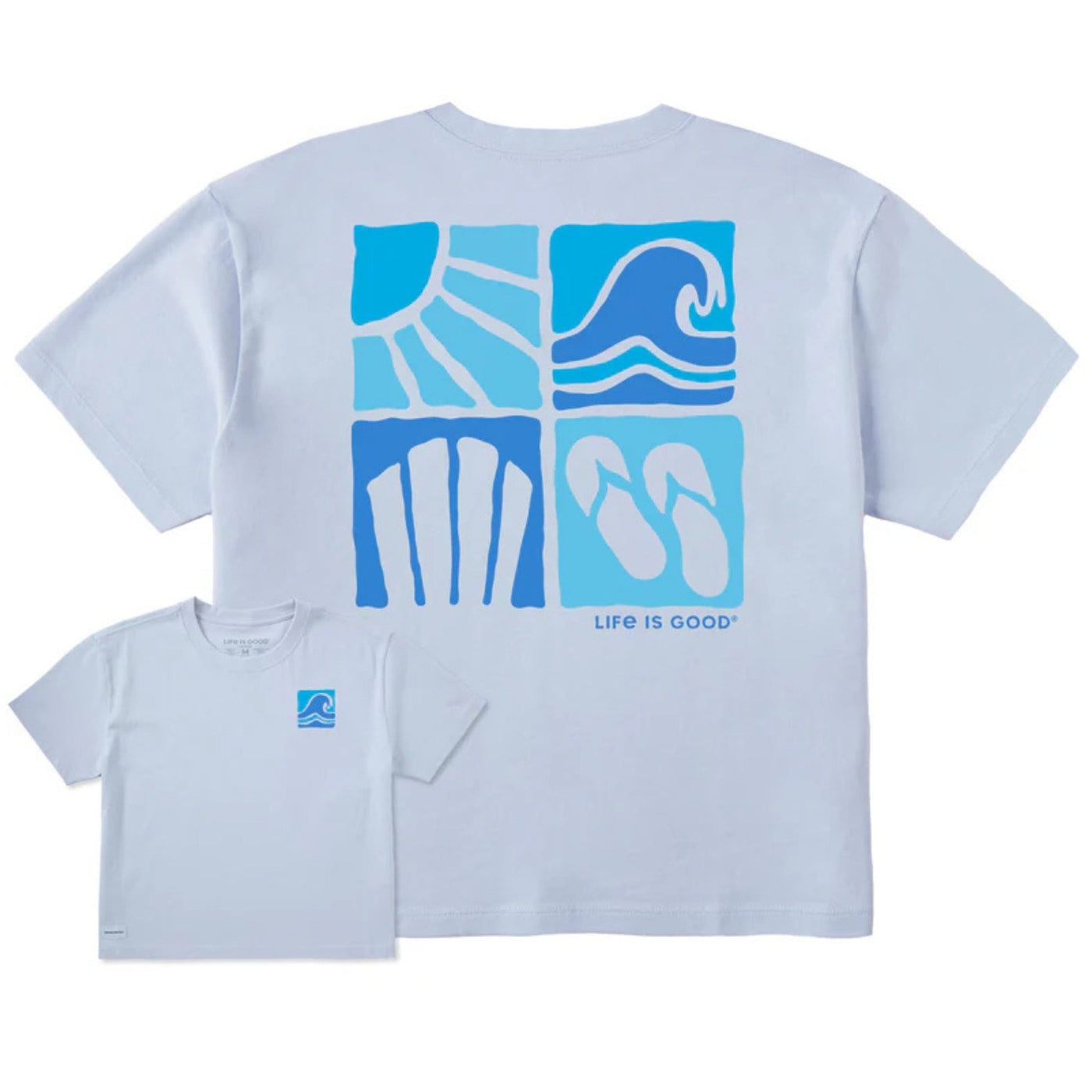 Life Is Good Summer Days Crusher Boxy Tee – Women's