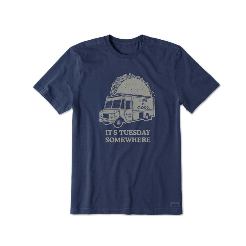Life Is Good Taco Tuesday Truck Crusher Tee – Men's