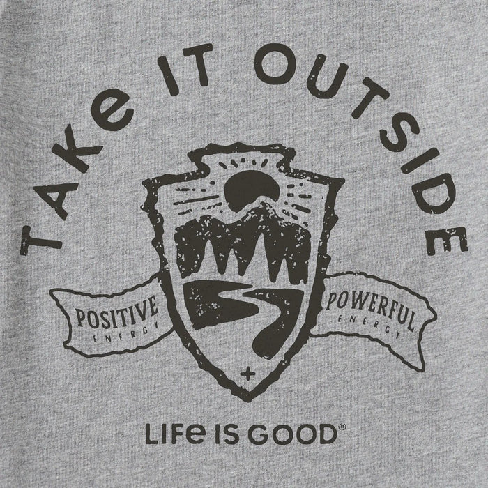 Life Is Good Take It Outside Emblem Long Sleeve Tee – Men's