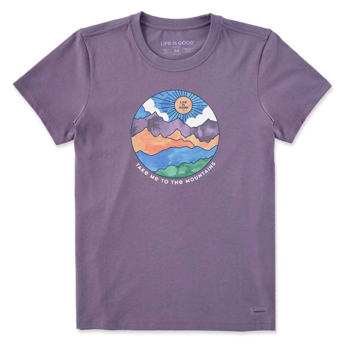 Life Is Good Take Me To The Mountains Crusher Tee – Women's