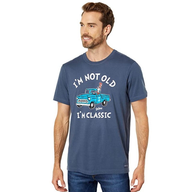 Life Is Good The Cat Classic Truck Crusher Tee – Men's