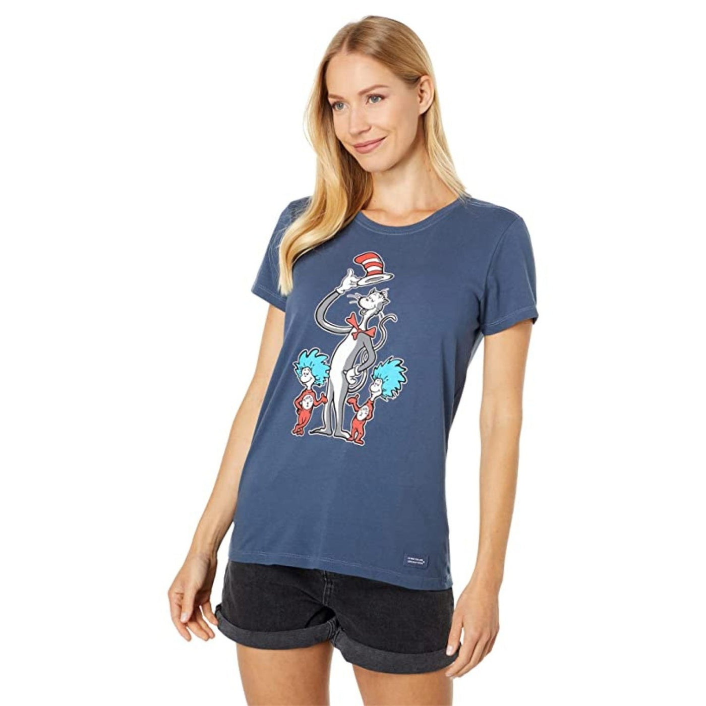 Life Is Good The Cat Little Things Crusher Tee – Women's