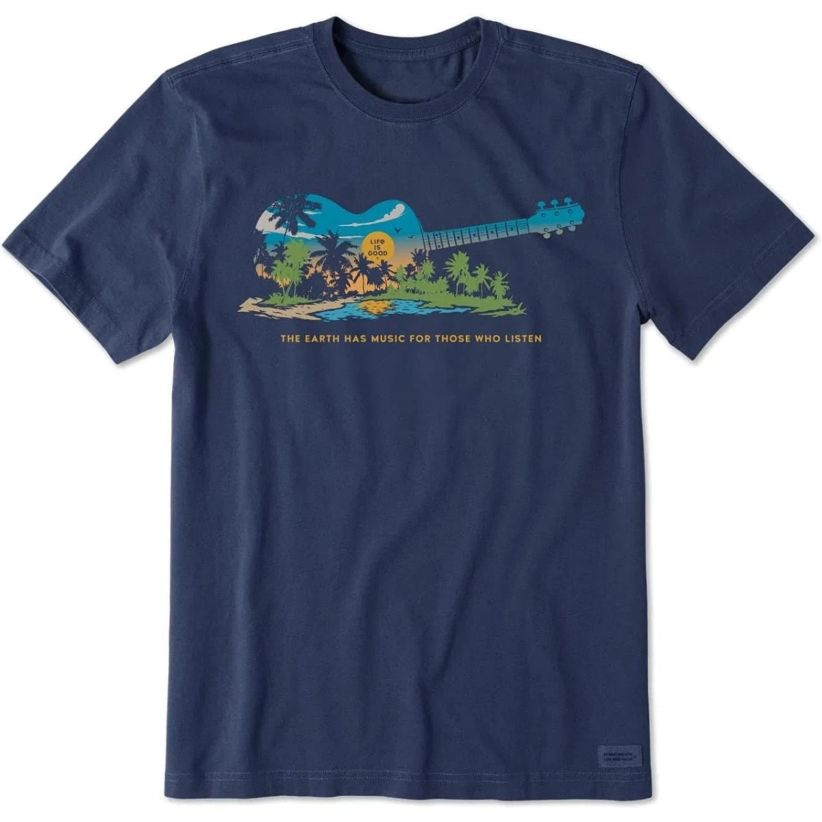 Life Is Good The Earth Has Music Crusher-LITE Tee – Men's