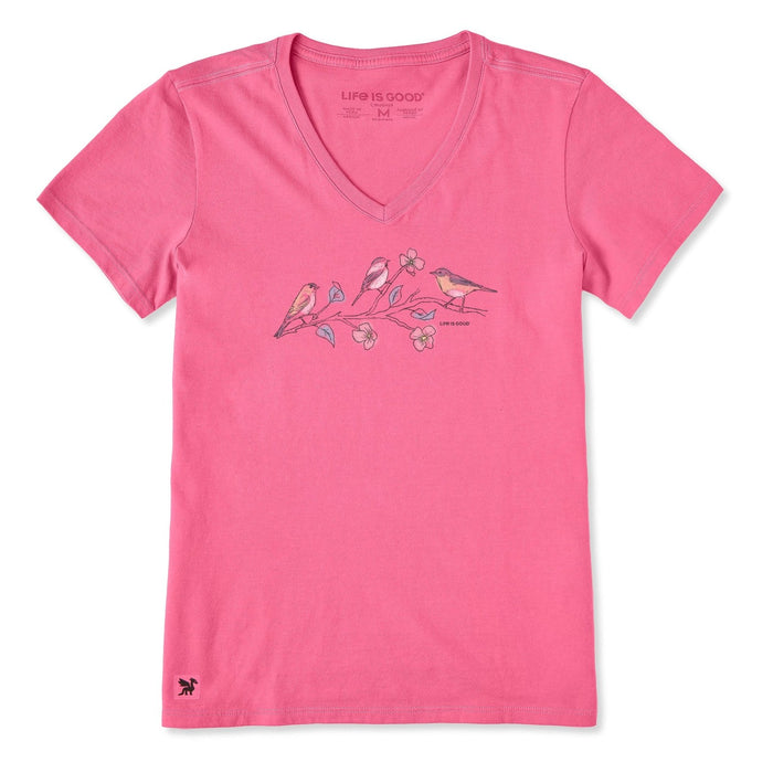 Life Is Good Three Little Birds Crusher Tee – Women's