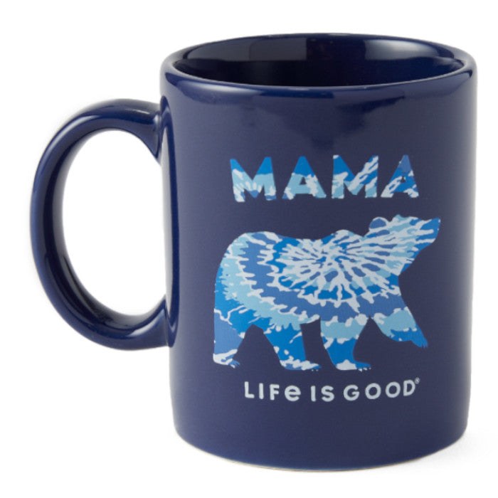 Life Is Good Tie Dye Mama Bear Jake's Mug