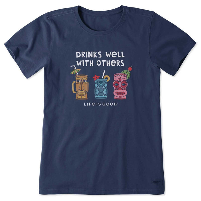 Life Is Good Tiki Drinks Well Crusher-LITE Tee – Women's