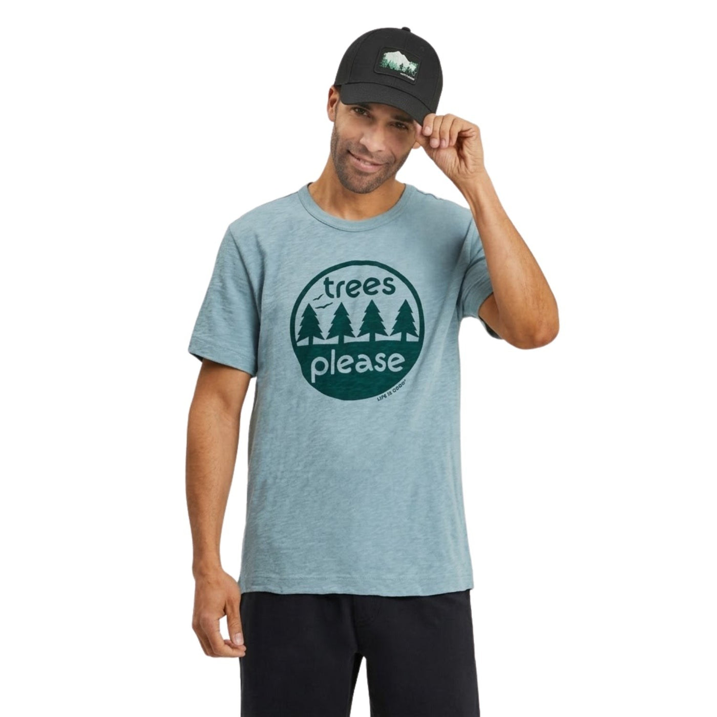 Life Is Good Trees Please Textured Slub Tee – Men's