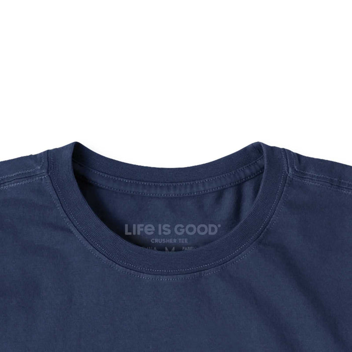 Life Is Good USA Flag Crusher Tee – Men's
