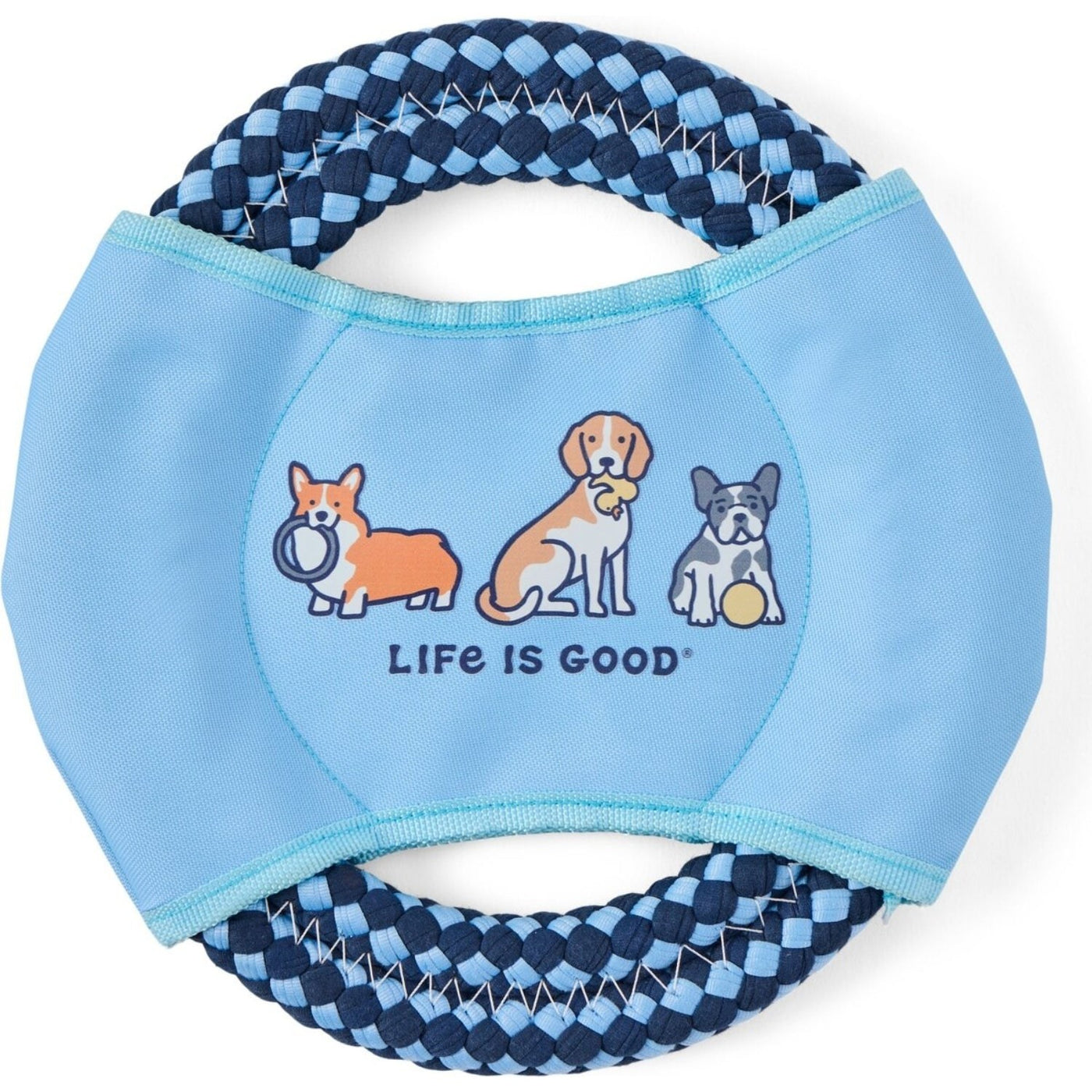 Life Is Good Vintage Dog Rope Disk