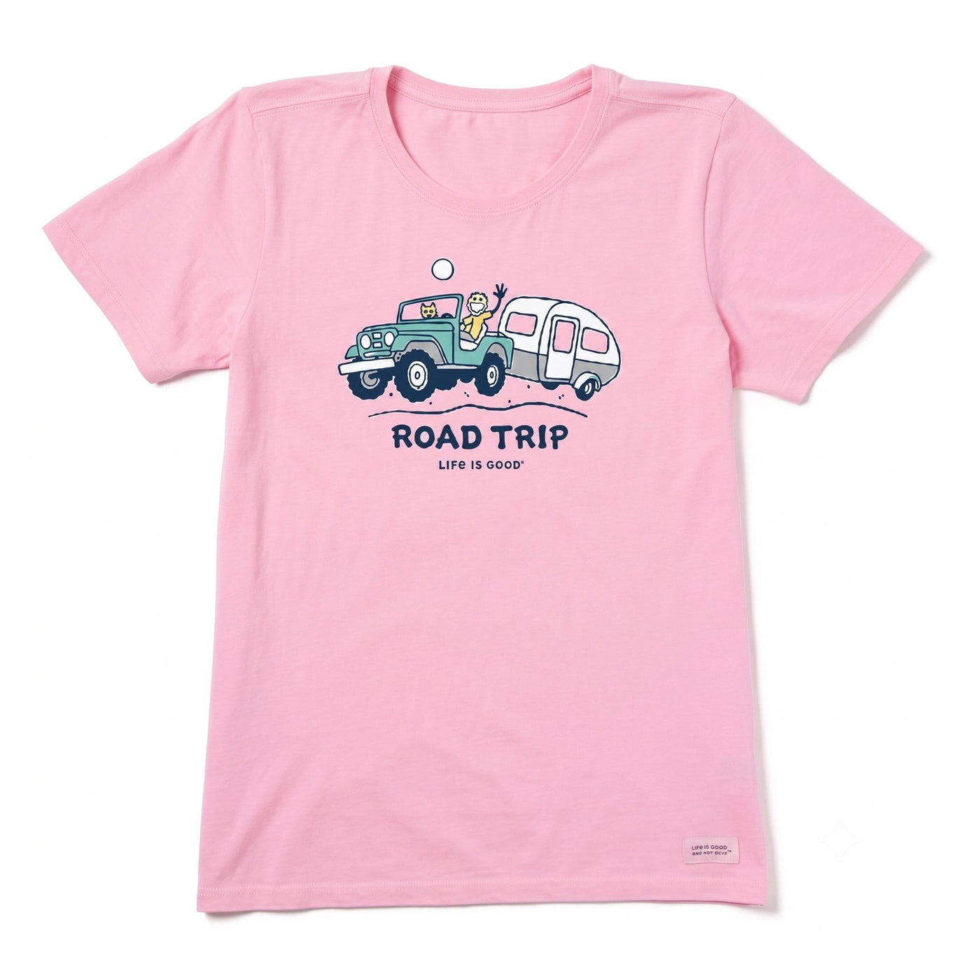 Life Is Good Vintage Trip Camper Crusher Tee – Women's