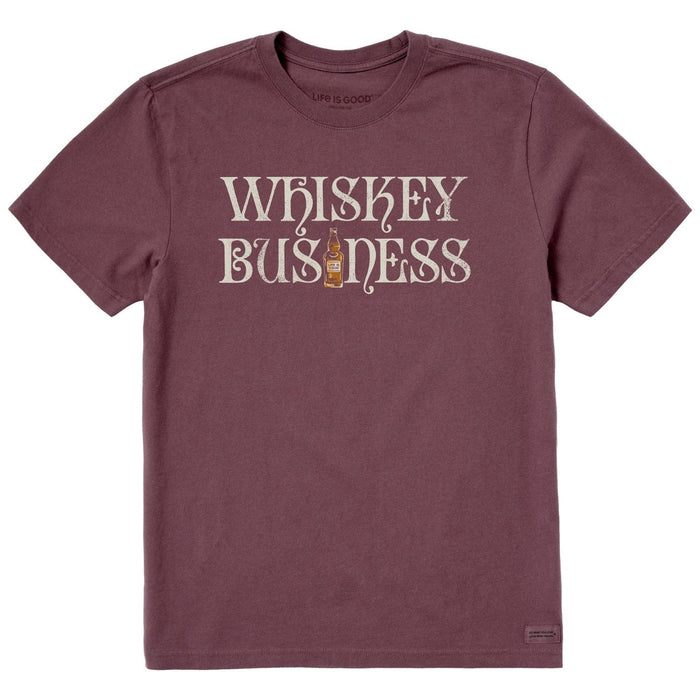 Life Is Good Whiskey Business Bottle Crusher-LITE Tee – Men's