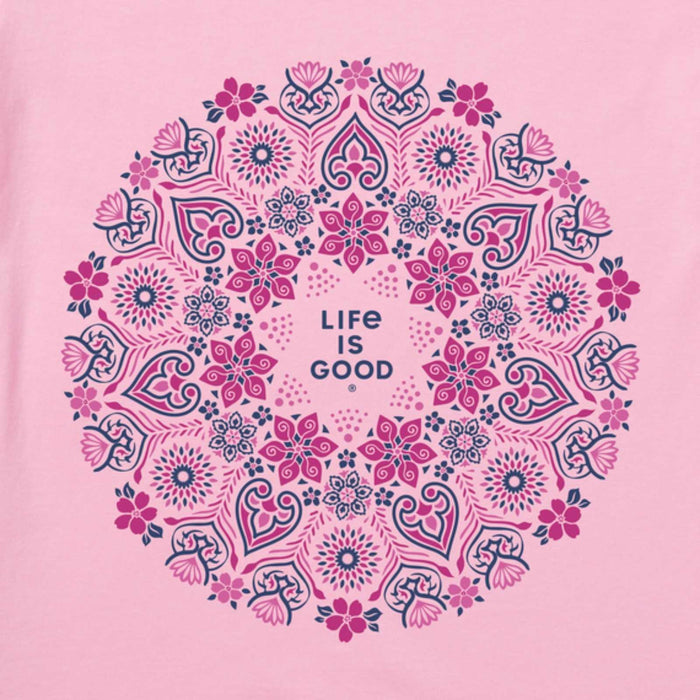 Life Is Good Wildflower Primal Mandala Crusher Tee – Women's