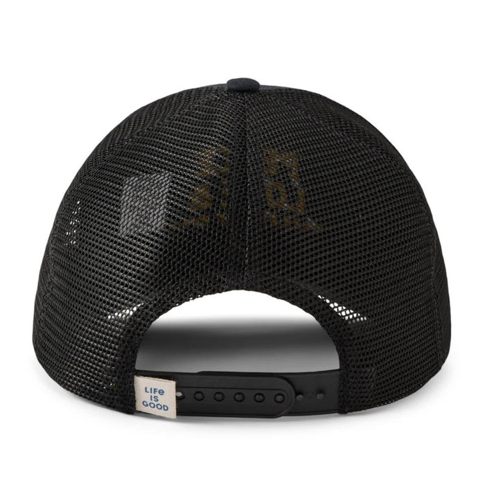 Life Is Good Wordsmith Whiskey Trucker Hat