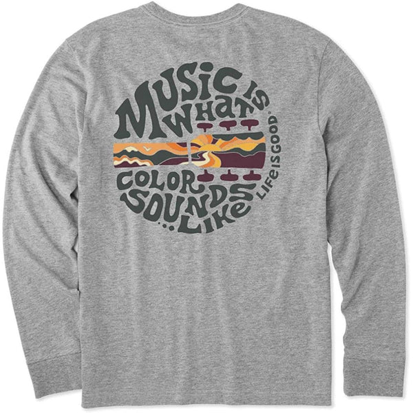 Life is Good Men's Long Sleeve Crusher Crew Neck Tee - Fall 2022 Collection