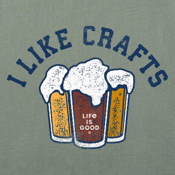 Life is Good Men's Crusher Crew Neck Tee - Spring 2024 Collection