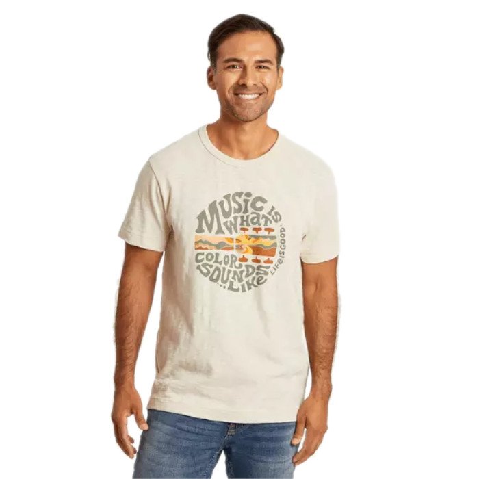 Life is Good Men's Textured Slub Tee