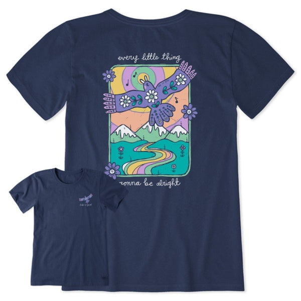 Life is Good Women's Crusher Crew Neck Tee - Fall 2023 Collection