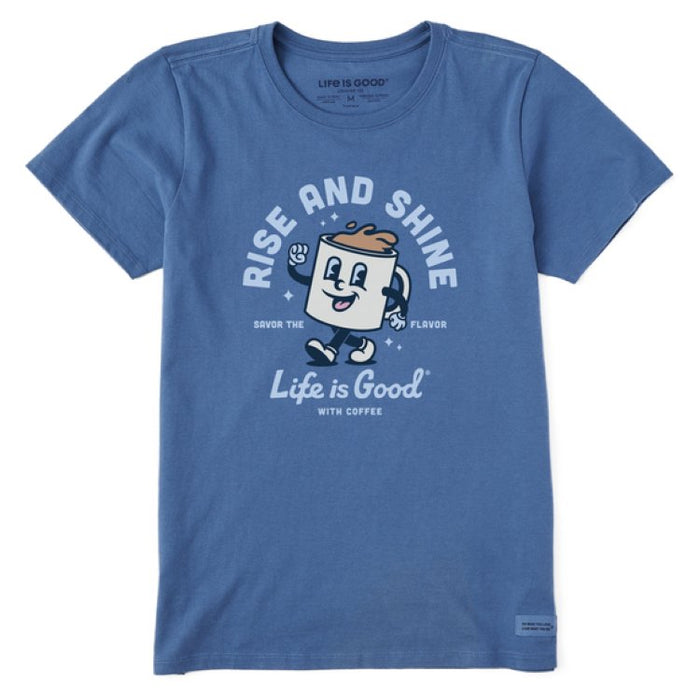 Life is Good Crusher Crew Neck Tee - Spring 2024 Collection - Women's