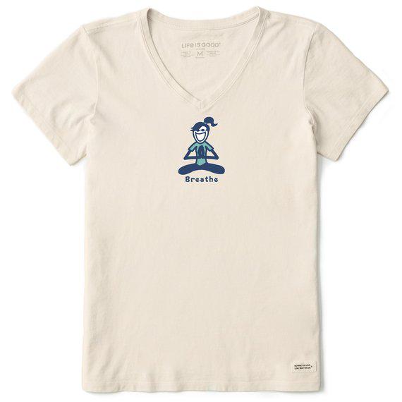 Life is Good Short Sleeve Crusher-LITE Vee - Summer 2023 Collection - Women's