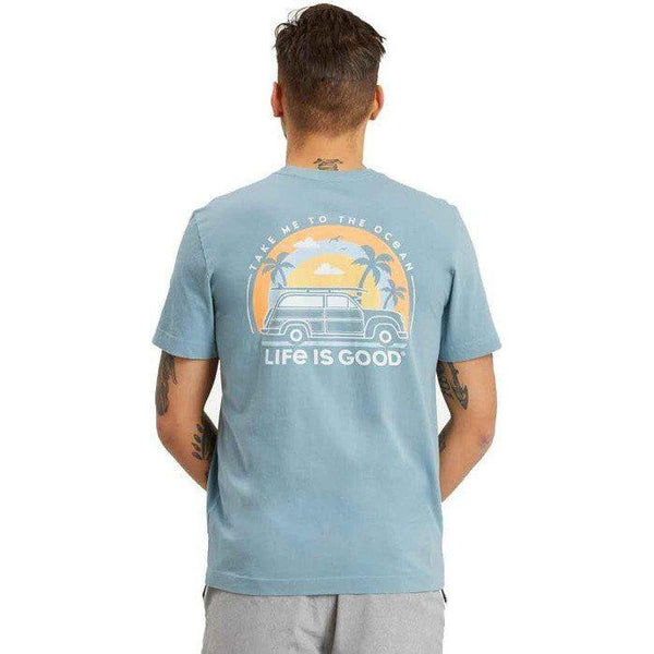 Life is Good Men's Crew Neck Crusher Lite T-Shirt - Fall 2022 Collection