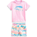 Lilac Sachet Pink Mountain Camo Print