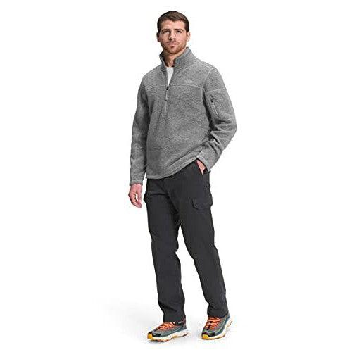 The North Face Men's Gordon Lyons Classic ¼ Zip, TNF Medium Grey Heather, S