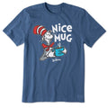 The Cat Nice Mug - Vintage Blue
