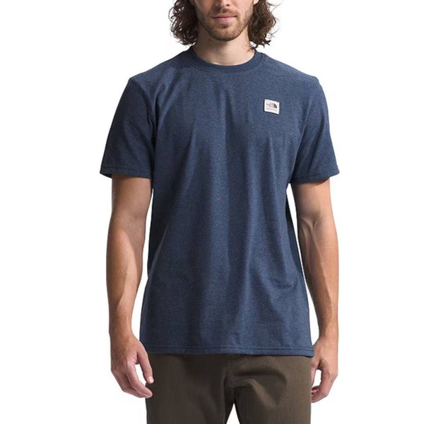 The North Face Men's Short Sleeve Heritage Patch Heathered Tee